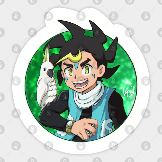 Cuza from Beyblade Burst Evolution / God Sticker by Kaw_Dev